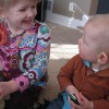 Playtime before dress up