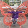 Seeing the butterflies at Meijer Gardens